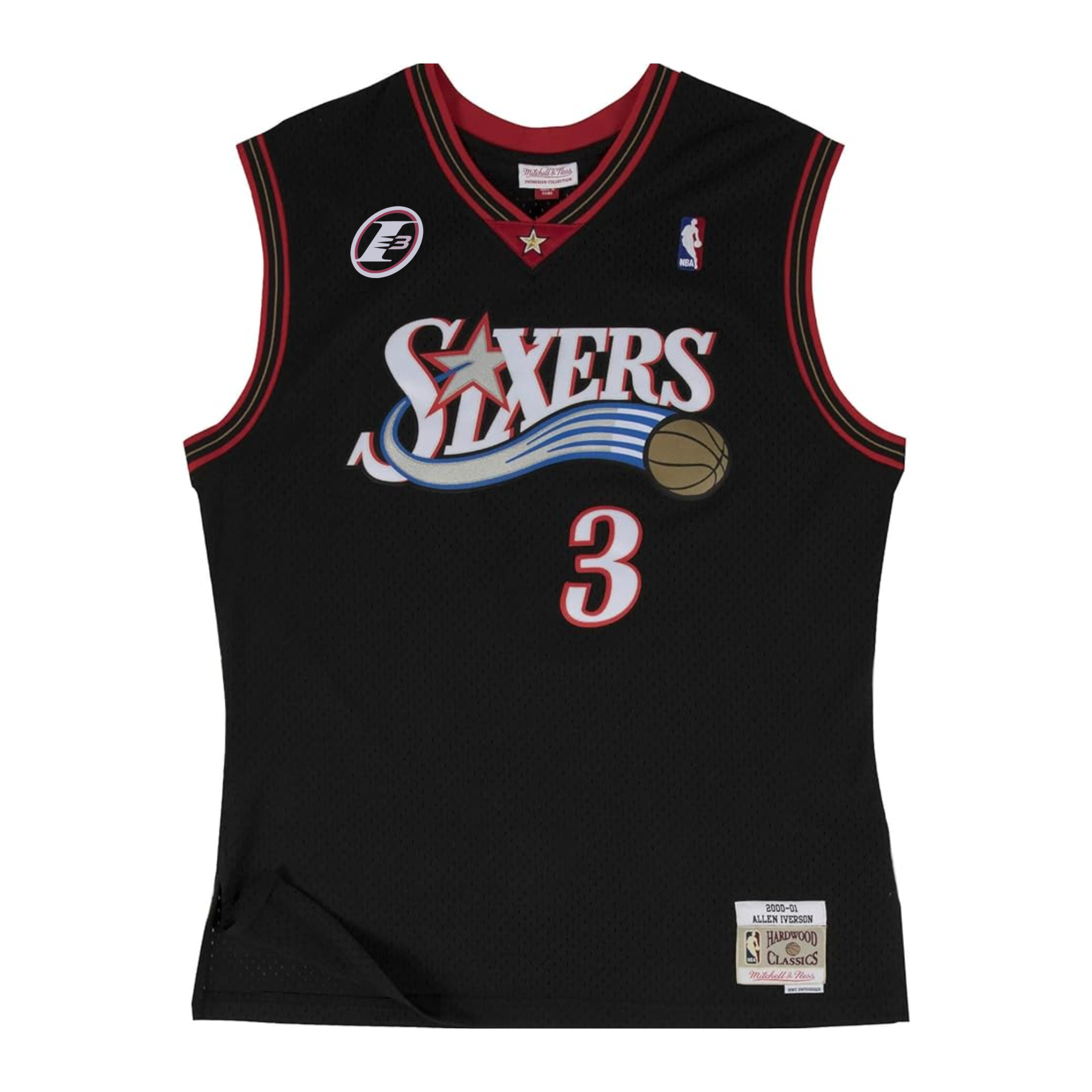 ALLEN IVERSON x PHILADELPHIA 76ERS JERSEY NBA